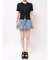 Embroidery ZIP ニットトップス