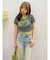 シャギーロゴニットトップス