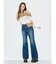 フェイクファードッキングオフショルトップス