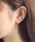 【WEB限定】[ セカンドピアス] K18アクアマリンピアス