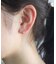 [ セカンドピアス] K18ビーンズピアス