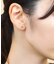 [ セカンドピアス] K18  エメラルドピアス( Φ3mm)