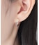 K18/K10ヒネリツインフープピアス( YG/WG)