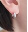 K14/K10 ダブルツイストフープピアス( WG)