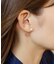 K10/18パニエ パール&キューブピアス
