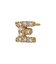 K18/10ダイヤモンド　ハーフピアス　イニシャル『E』( YG)