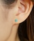 [ セカンドピアス] K18トルコ石ピアス