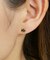 K18・K10 ブラックシェル ネコワンポイントピアス