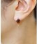 K18・K10 琥珀＆アイオライト スイングピアス