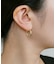 K18/K10パイプツイストフープピアス