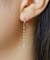 【 Palette】K18・K10ブルームーンストーン チャームセット　ピアス［ Prism］