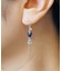 【 Palette】K18・K10アイオライト×ブルートパーズ チャームセット　ピアス［ Lake］