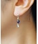 【 Palette】K18・K10アイオライト×ブルートパーズ チャームセット　ピアス［ Lake］