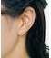 【 Solo Pierce】K18・K10　流れ星 ワンポイントハーフピアス
