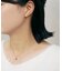 【 Solo Pierce】K18・K10　流れ星 ワンポイントハーフピアス
