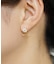 【 Solo　Pierce】K18・K10  クレマチスハーフピアス