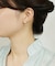【 Solo　Pierce】K18・K10  クレマチスハーフピアス