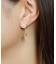 【 Solo　Pierce】K18・K10　花桃ハーフピアス