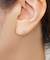 [ セカンドピアス]Pt ブルーモアサナイトピアス