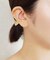 [ セカンドピアス]Pt ブルーモアサナイトピアス