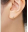 [ セカンドピアス]Ptアイスブルーダイヤモンド　しずくピアス