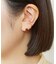 【 Solo Pierce】【 推しカラー】K18・K10 ガーネット ラウンドハーフピアス