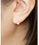 【 Solo Pierce】【 推しカラー】K18・K10 ローズクォーツ しずくハーフピアス