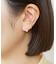 【 Solo Pierce】【 推しカラー】K18・K10 ローズクォーツ しずくハーフピアス