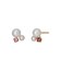 K18・K10 タンスイパール&トルマリンピアス ( YG)