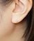 [ セカンドピアス] Pt ダイヤモンド2石バーピアス0. 04ct
