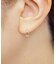 プラチナダイヤモンド　ドロップデザインピアス