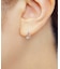 プラチナアイスブルーダイヤモンド　ドロップデザインピアス