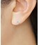 [ セカンドピアス]Pt アクアマリンピアス