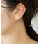 【 Solo Pierce】ダイヤモンドスナップハーフピアス