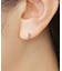 【 Solo Pierce】[ セカンドピアス] K18 貴石3石ハーフピアス