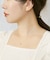 【 Solo Pierce】[ セカンドピアス] K18 貴石3石ハーフピアス