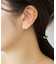 【 Solo Pierce】K18・K10  モアサナイト 桜 ハーフピアス  ( PG)