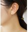 【 Solo Pierce】K18・K10  モアサナイト 蝶 ハーフピアス  ( YG)