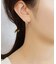 K14/K10 フラワーカットスリムフープピアス( WG)