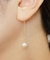 K18/10 アコヤパール チェーンタイプピアス