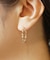 K18/K10 ツイストリボンフープピアス