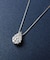 プラチナダイヤモンドネックレス《 ムーンドロップ》