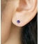 [ セカンドピアス]Pt ラピスラズリピアス(4mm)