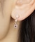 K10  ヒネリスイングピアス ピンク( PG)