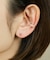 【 Solo Pierce】[ セカンドピアス] K18ピンクトルマリン ハーフピアス