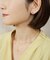 【 Solo Pierce】[ セカンドピアス] K18ピンクトルマリン ハーフピアス
