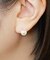 プラチナ アコヤパールピアス