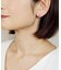 [ フワットイヤリングス]ブルートパーズ　シンプルイヤリング