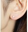 [ セカンドピアス]K18 ムーンストーンピアス(4mm)