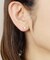 [ セカンドピアス]K18 ムーンストーンピアス(4mm)